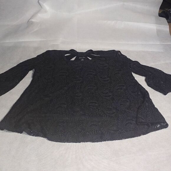Roz & Ali women's blouse black size L - Picture 1 of 7